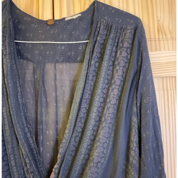 ❌ FINAL B4 RELIST ❌ Free People Long Sleeves Flowy Twist Blouse - Picture 3 of 5